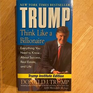 Trump Think Like a Billionaire Book (2004)